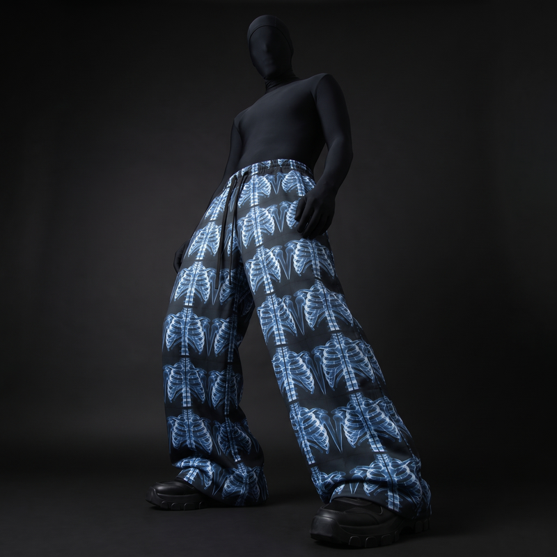 X-Ray Ribcage Baggy Pants