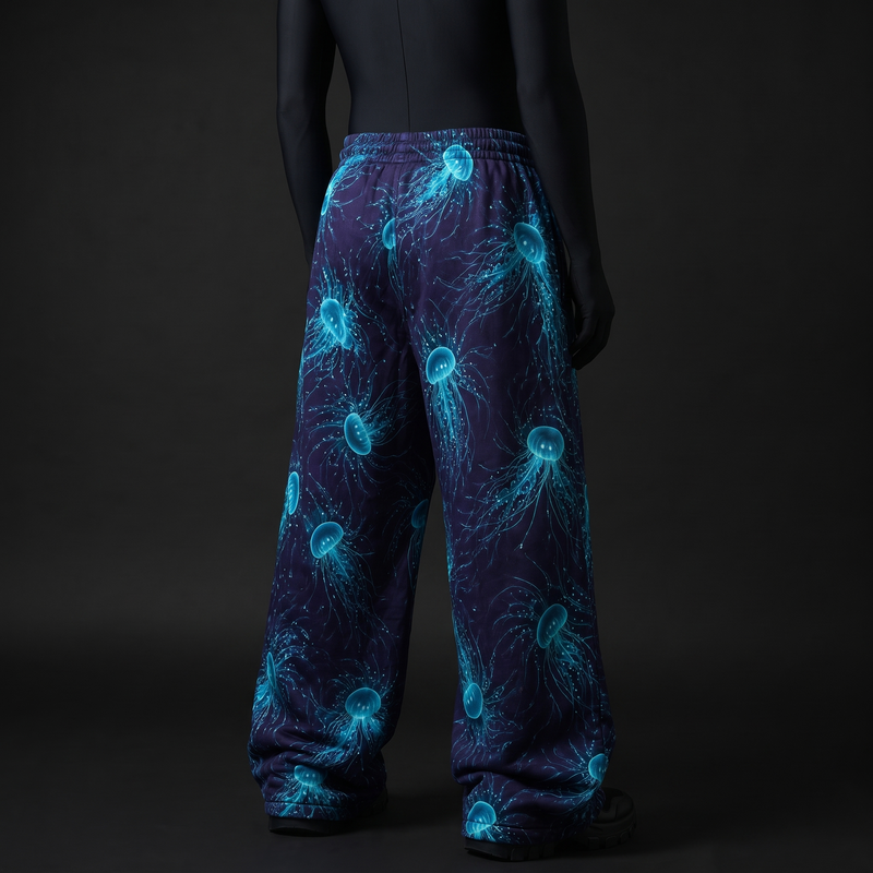 Glow Jellyfish Baggy Pants