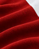 Ignite Red Club-Terry Co-ord Set - 280 GSM terry fabric close-up