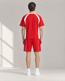 Ignite Red Club-Terry Co-ord Set - on model, back