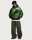 Jungle Phantom heavyweight graphic hoodie - on model, front