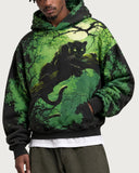 Jungle Phantom heavyweight graphic hoodie - chest print detail