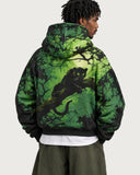 Jungle Phantom heavyweight graphic hoodie - hood and back print