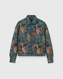 Jungle Royalty tapestry shacket - front packshot