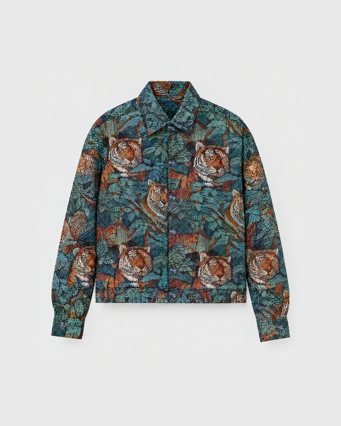 Jungle Royalty Luxury Tapestry Overshirt