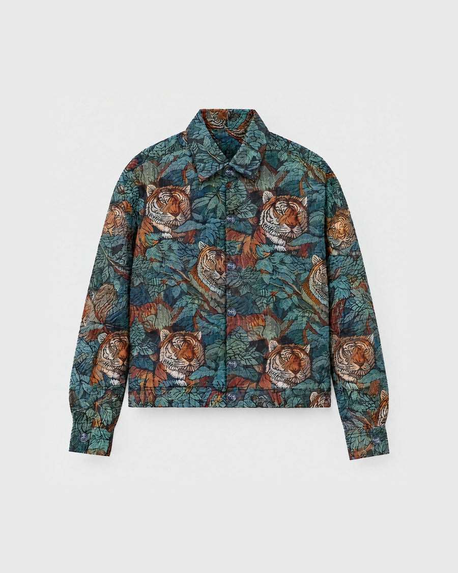 Jungle Royalty Luxury Tapestry Overshirt