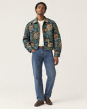 Jungle Royalty Luxury Tapestry Overshirt - full look