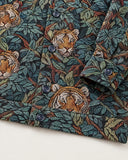 Jungle Royalty Luxury Tapestry Overshirt - hem band detail