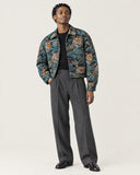 Jungle Royalty Luxury Tapestry Overshirt - evening look