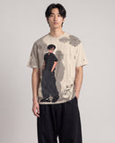 Loyal Companion graphic relaxed tee on model