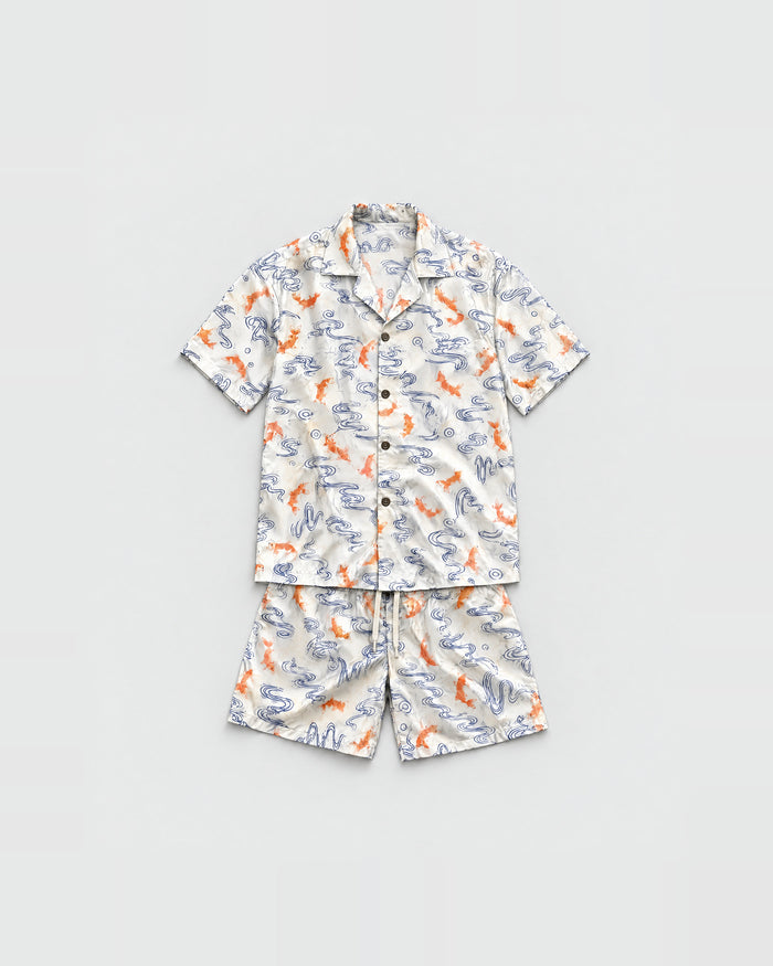 Maritime Wave Relaxed-Fit Co-ord Set
