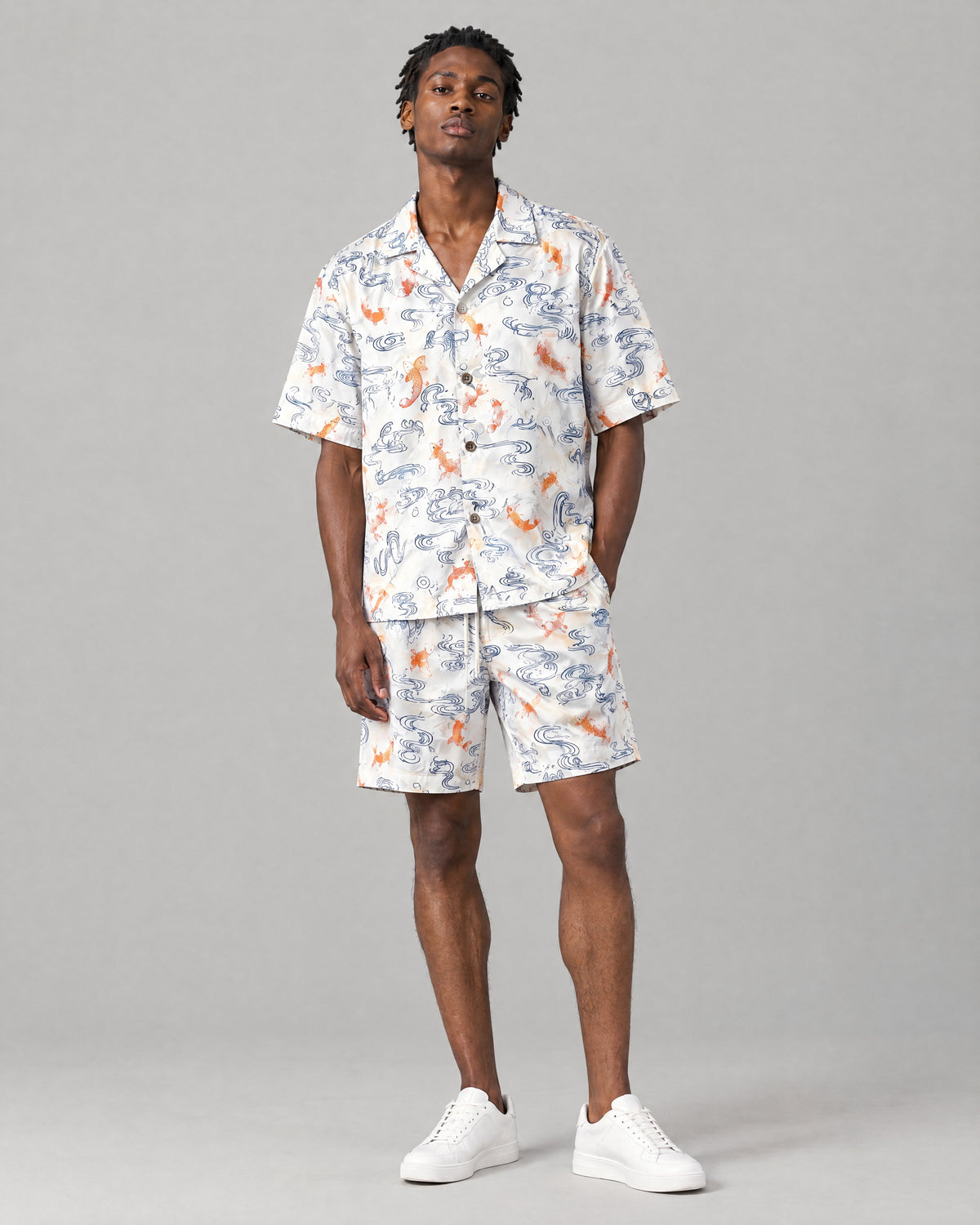 Maritime Wave Relaxed-Fit Co-ord Set
