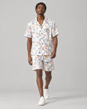 Maritime Wave co-ord set walking shot