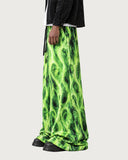 Neon Inferno baggy pants – side view