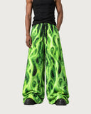 Neon Inferno baggy pants – summer outfit