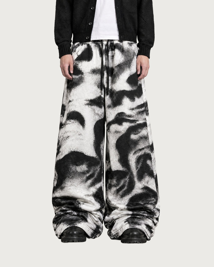 Noir Visage Wide Leg Trousers