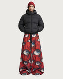 Ocular Crimson baggy pants – winter outfit