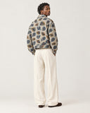 Rajwada Feathers tapestry shacket - back view