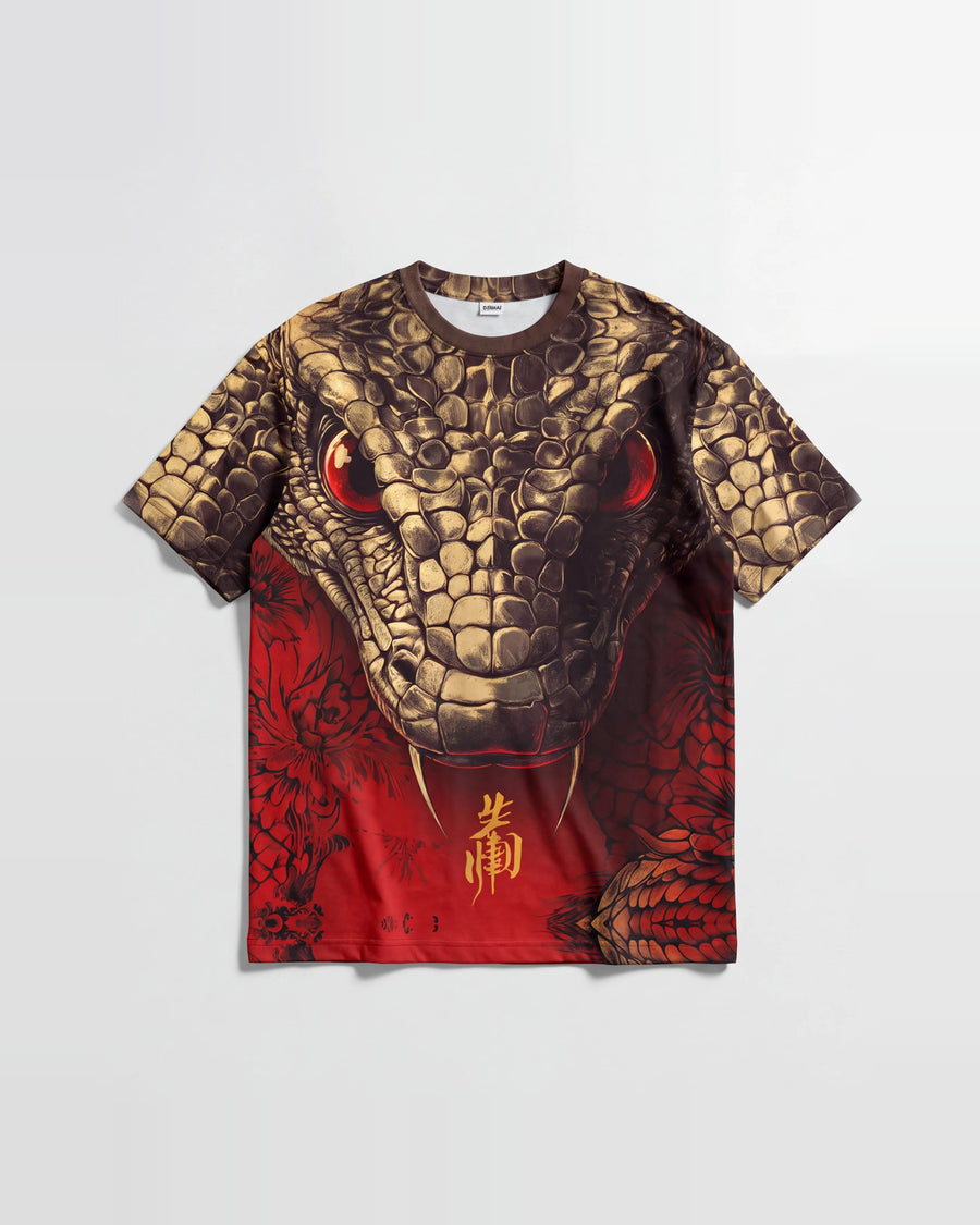 Red Venom Printed Tee