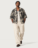 Renaissance Boxy-Fit Cuban Shirt walking shot