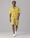 The Retro Wave co-ord set walking shot