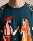 Royal Union graphic relaxed tee print and cotton detail