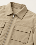 Sandstorm Tactical Nylon Zip Co-ord Set - collar, zip and chest pocket detail