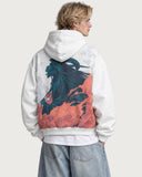Spirit of the Wind heavyweight graphic hoodie - hood and back print