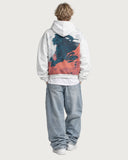Spirit of the Wind heavyweight graphic hoodie - full back view
