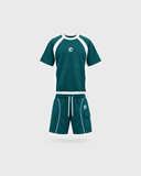 Sage Stealth Club-Terry Co-ord Set - terry tee and shorts