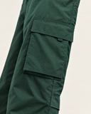 Teal Zenith Nylon Zip Co-ord Set - cargo pocket detail