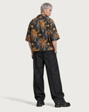 Rebellion Tiger Boxy-Fit Cuban Shirt back view