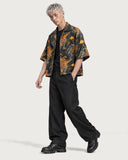 Rebellion Tiger Boxy-Fit Cuban Shirt side view