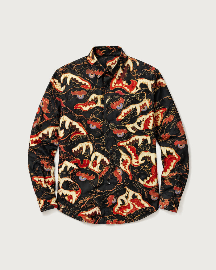 Trench Beast Premium Oni Cotton Shirt