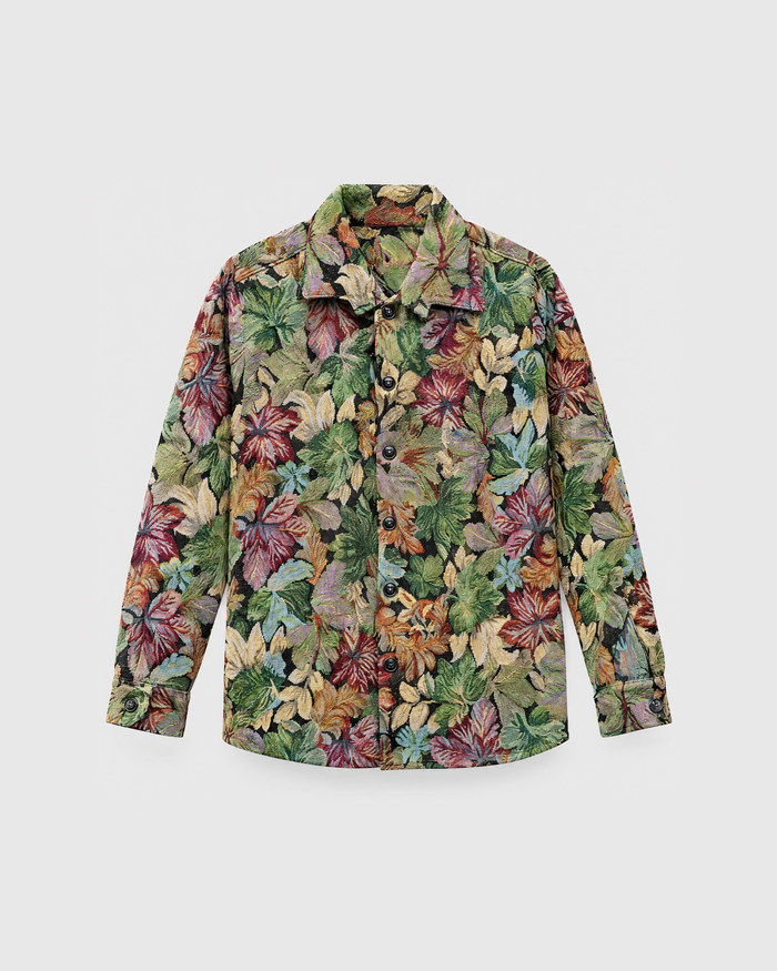 Whispering Leaves Luxury Tapestry Overshirt